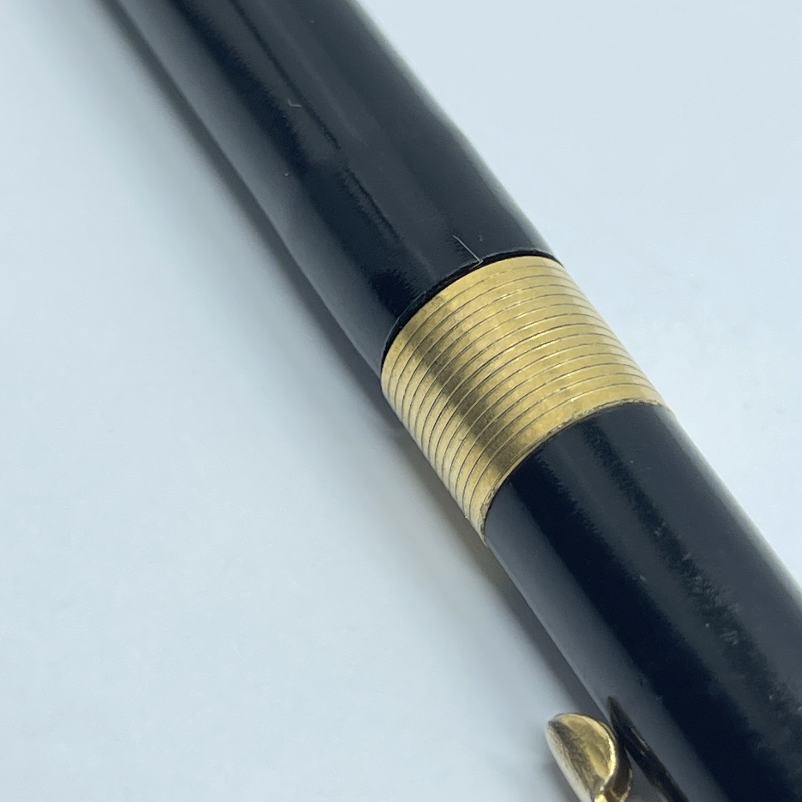 Penman USA Black and Gold Tone Mechanical Pencil with Name ” Fern Able” Vintage