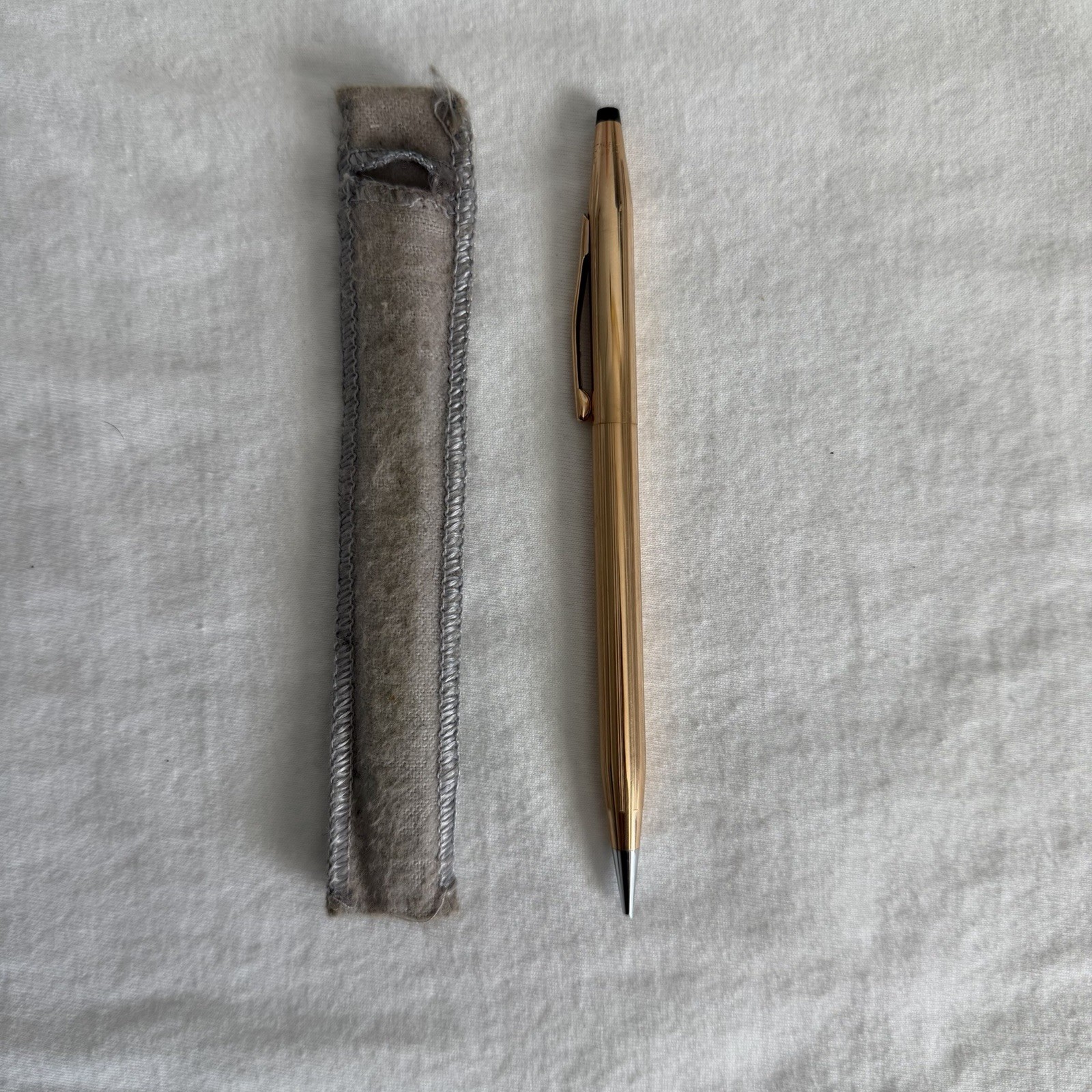 VINTAGE CROSS MECHANICAL PENCIL 1/20 14k GOLD FILLED CLASSIC