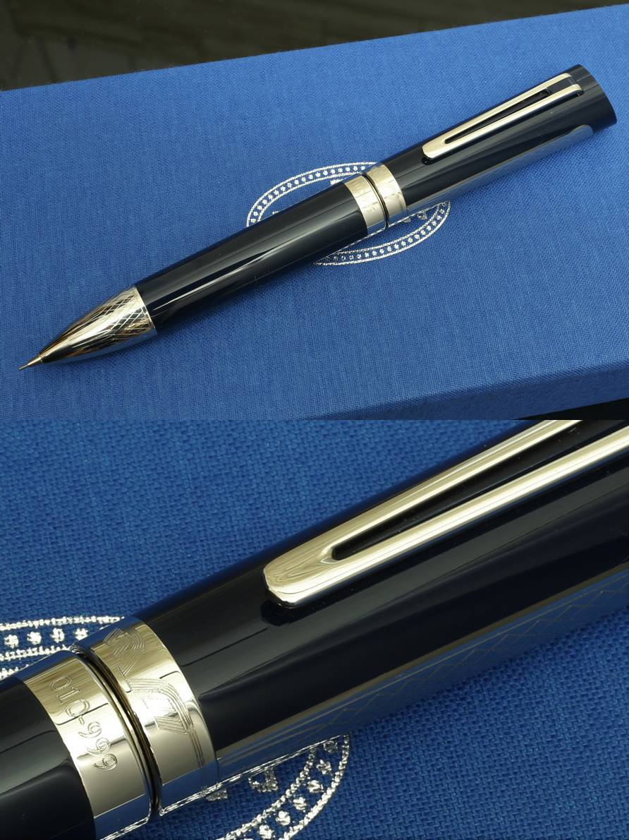 Montegrappa “BUGATTI PUR SANG DT” Mechanical Pencil, Sterling Silver MSRP 763 $