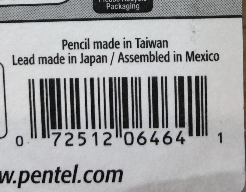 Pentel Champ Mechanical Pencils – Charcoal & Light Blue Barrels 2 Pk .5 mm Lead