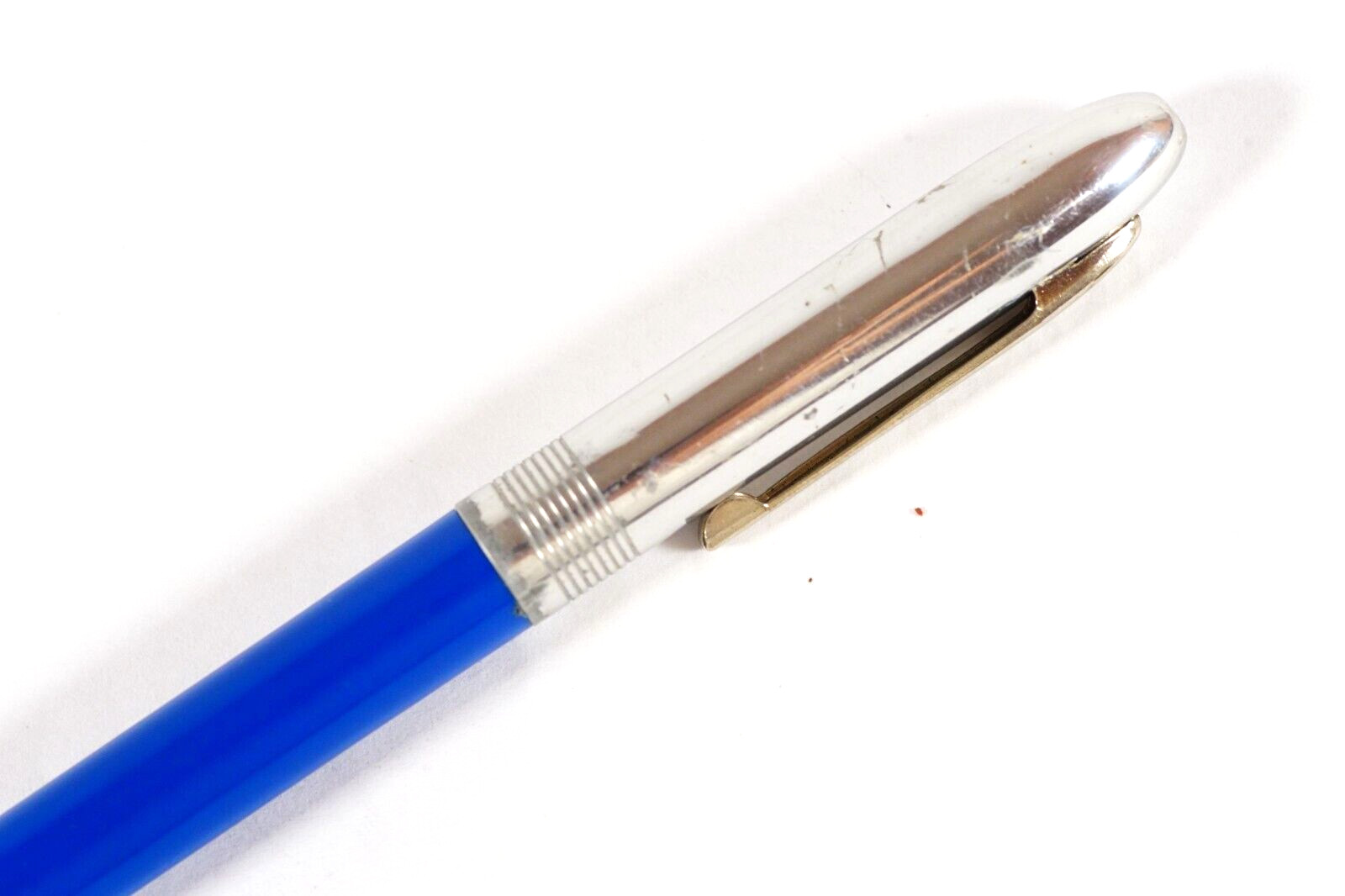 Wearever Vintage Mechanical Pencil Wide Eraser Blue Chrome Cap