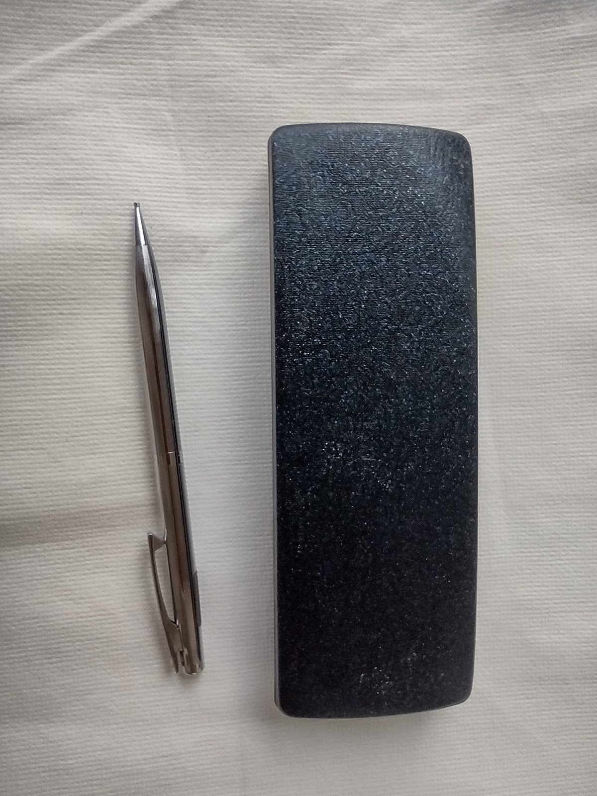 NEW 1970’s SHEAFFER MECHANICAL PENCIL 506 WHITE DOT SILVER CHROME USA HARD BOX