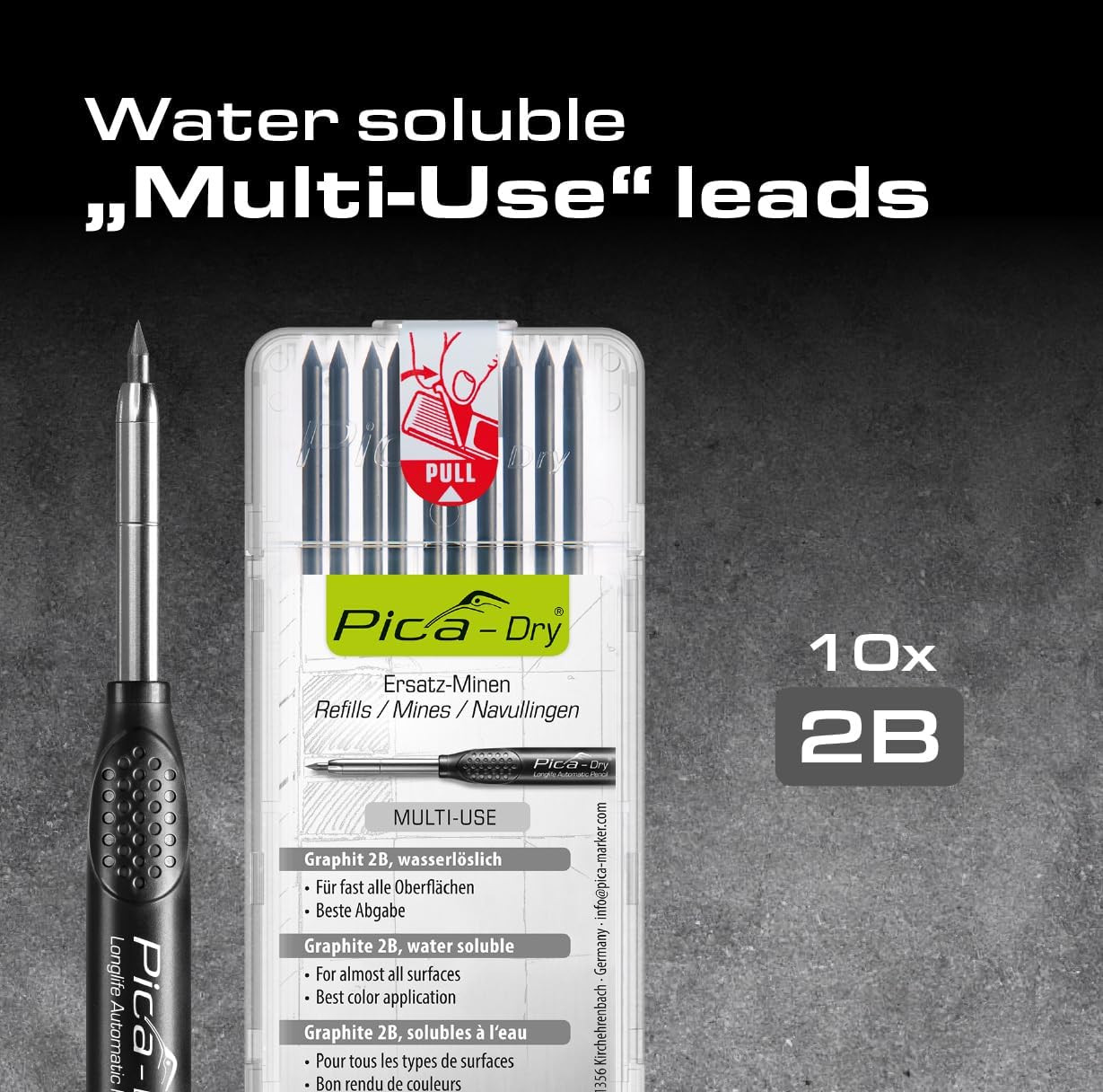 Pica 30403 Marker Kit and Lead Case 4030