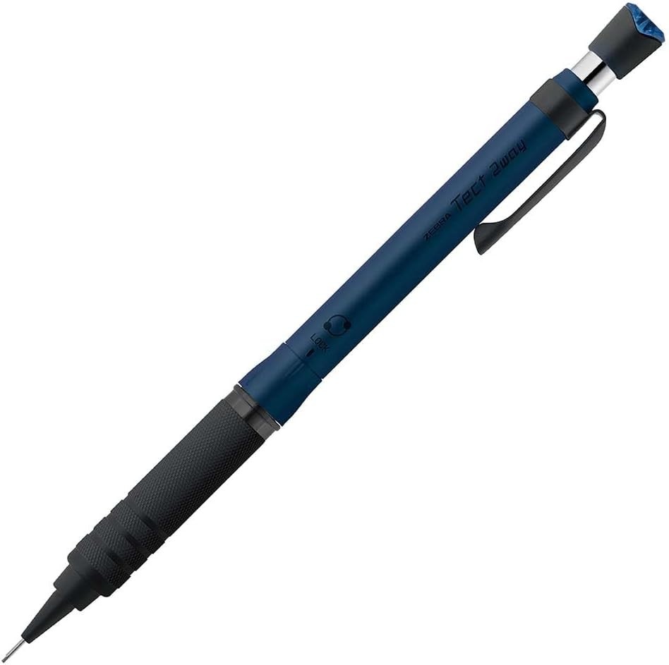 Zebra Tect 2way RO 0.5mm Mechanical Pencil Navy Black P-MA141-NVBK Japan