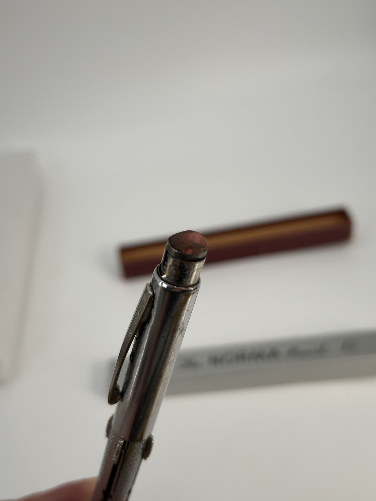 Vintage Norma Mechanical Pencil #104 Chrome Multi 4 Color with Box Instructions