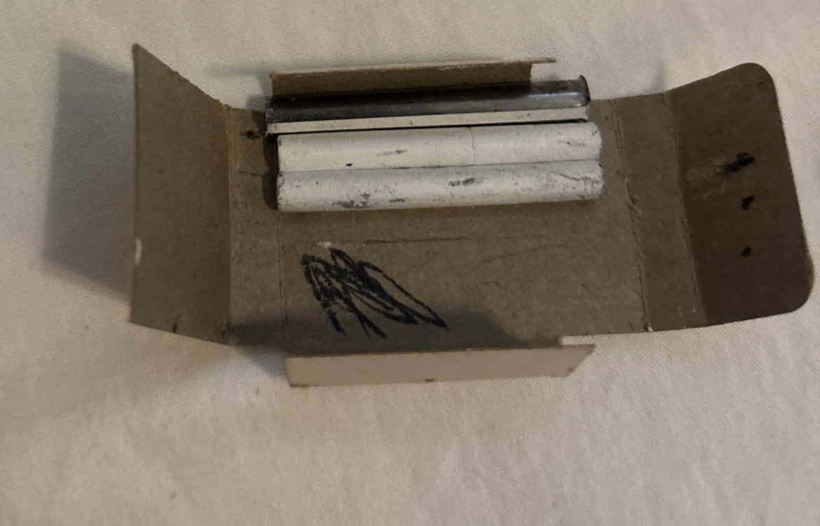 Vintage Listo Lead Black No. 162 Original 3 Pieces In The Box