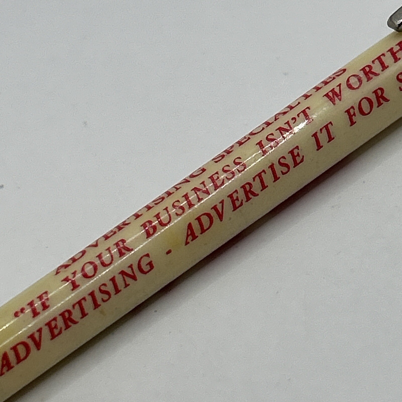 VTG Mechanical Pencil J. A. “JIM” BREEZE Mt. Vernon Illinois Skinner & Kennedy