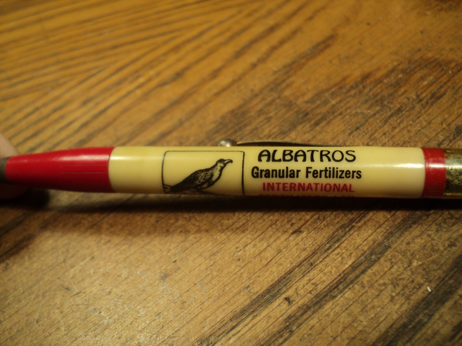 Vintage Ritepoint Mechanical Pencil Albatros Granular 5-3/8″ Clear Top B