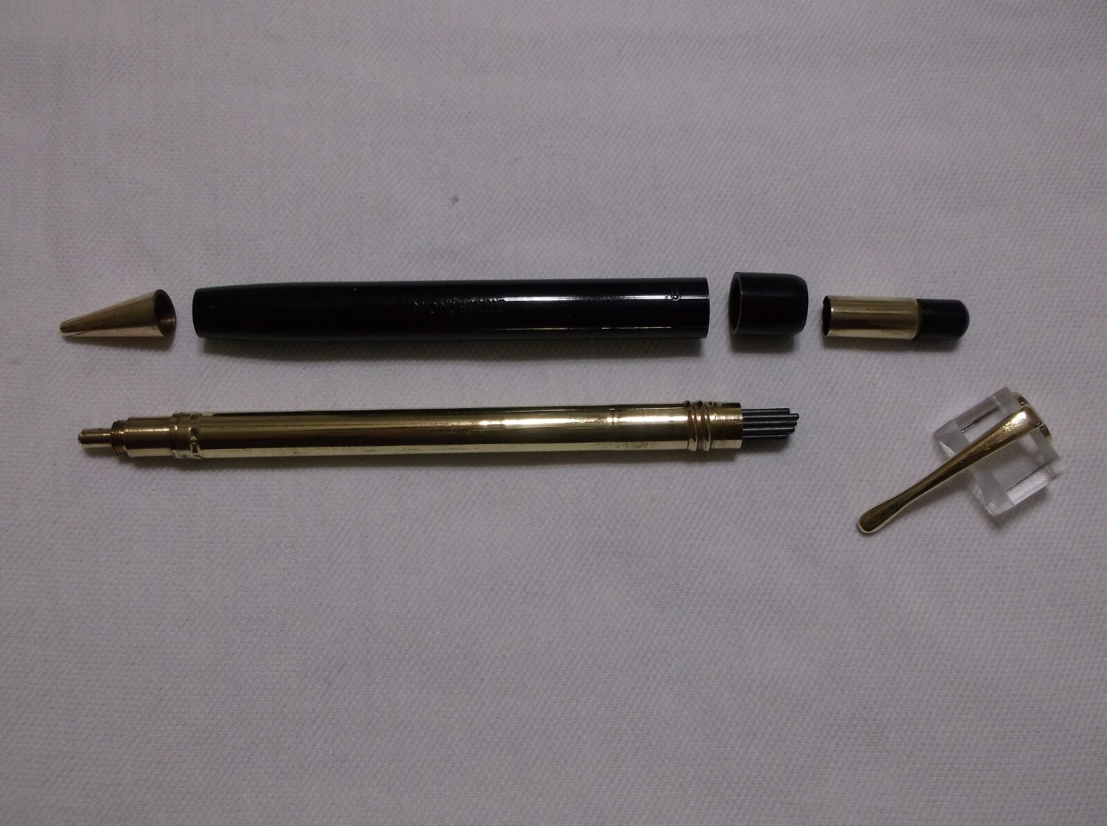 MONTBLANC PIX # 392 BLACK MECHANCIAL PENCIL / 1.18 mm lead