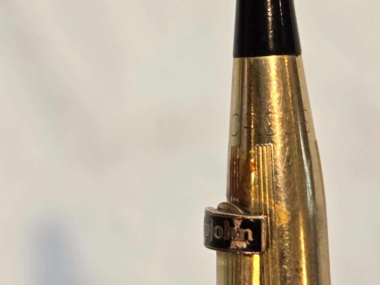 CROSS GOLD FILLED MECHANICAL PENCIL, UPJOHN LOGO, WITH EXTRA LEADS & ERASERS