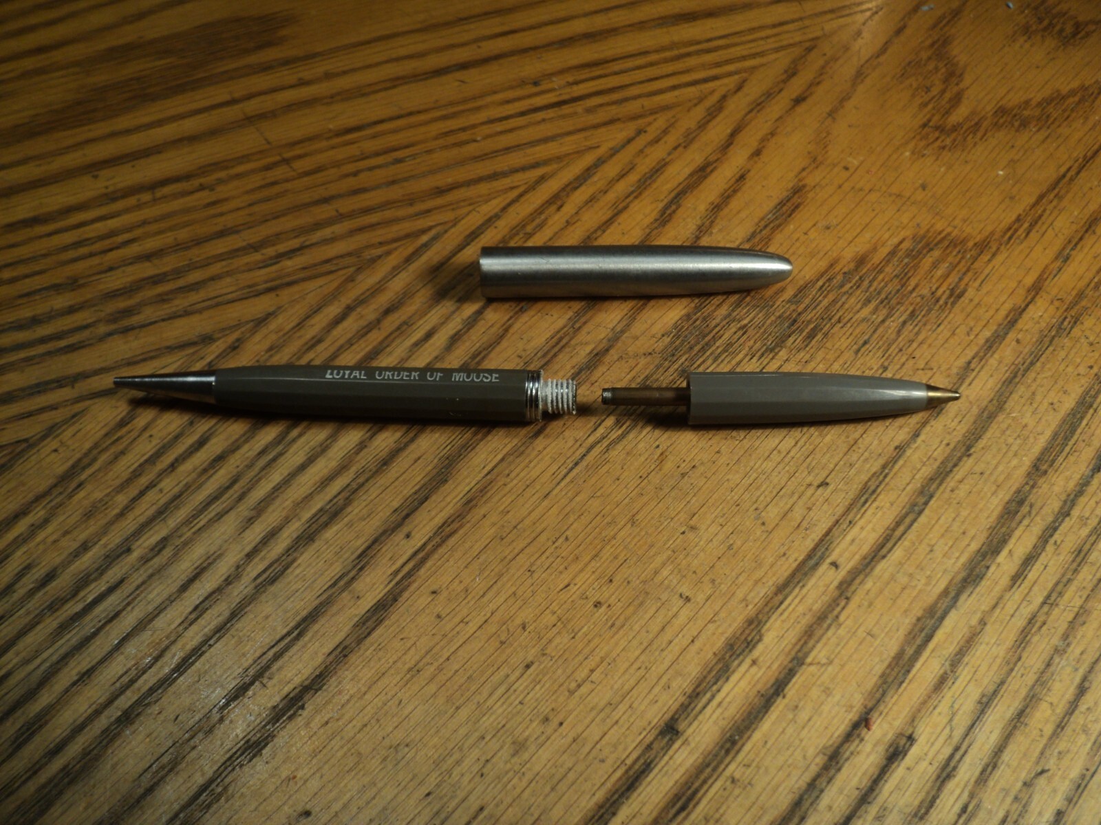 Vintage Mechanical Pencil & Pen Moose York Lodge #148 5-3/16″ Long Unbranded