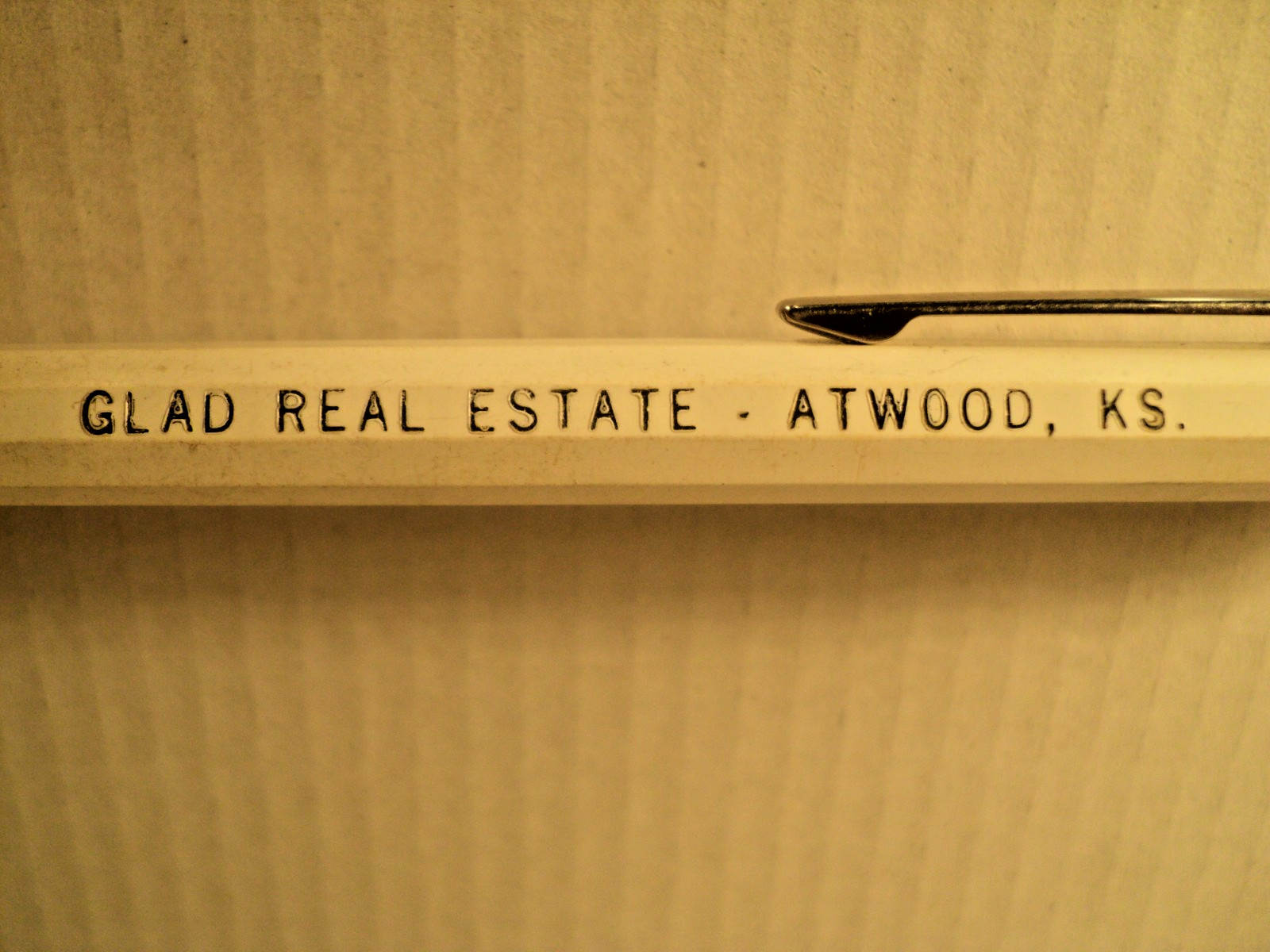 Vintage Autopoint Mechanical Pencil Glad Real Estate Atwood KS 5-1/2″ Long