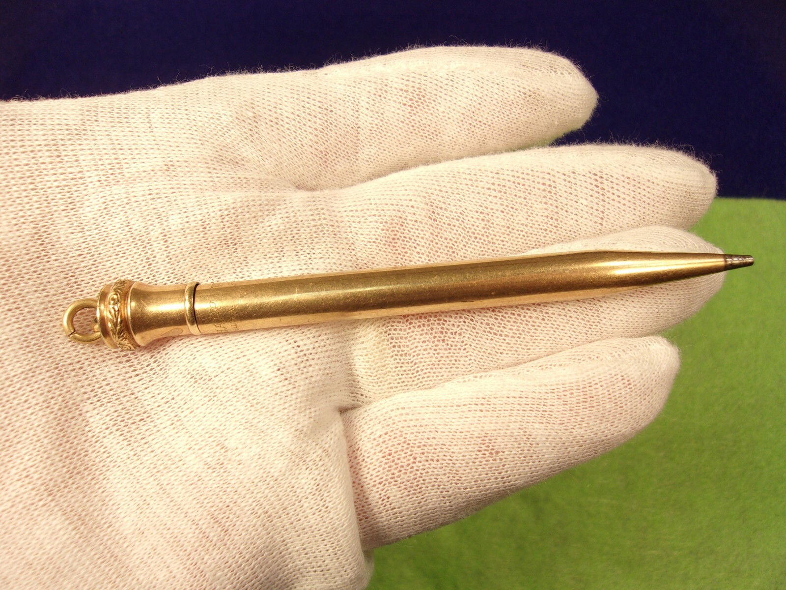 VERY NICE OLDER VTG ANTIQUE ROSE GOLD FILLED 4″ MECHANICAL PENCIL WAHL EVERSHARP