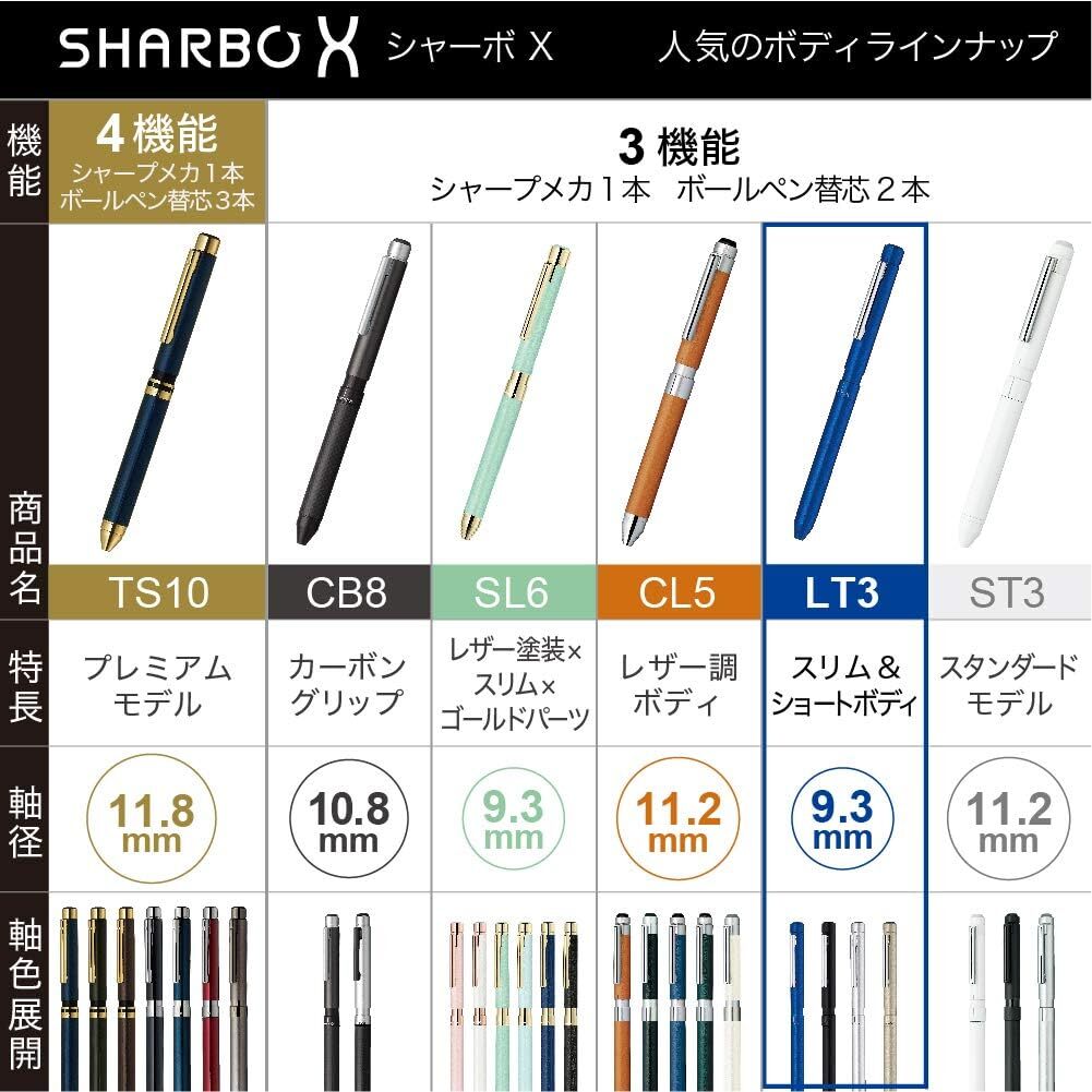 Zebra multifunctional pen chamebo X LT3 black SB22-BK