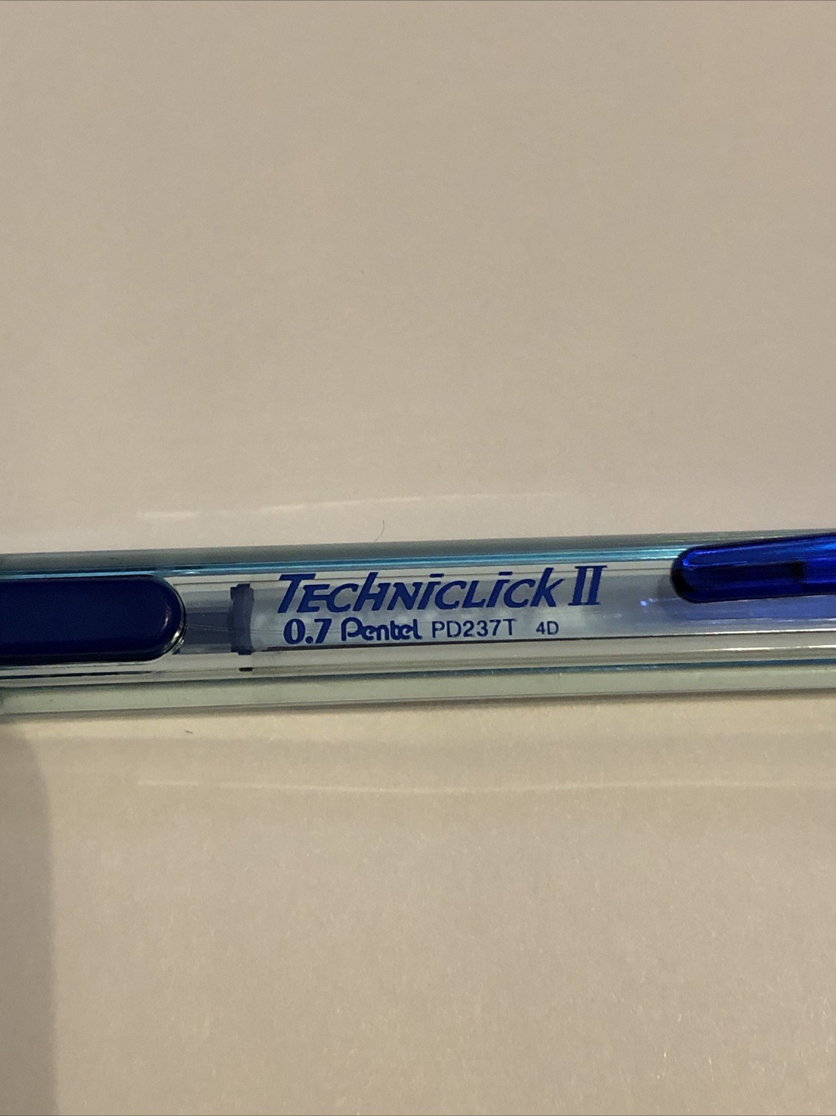 Pentel Techniclick II 0.7mm Side Advance Automatic Pencil Blue PD237T New