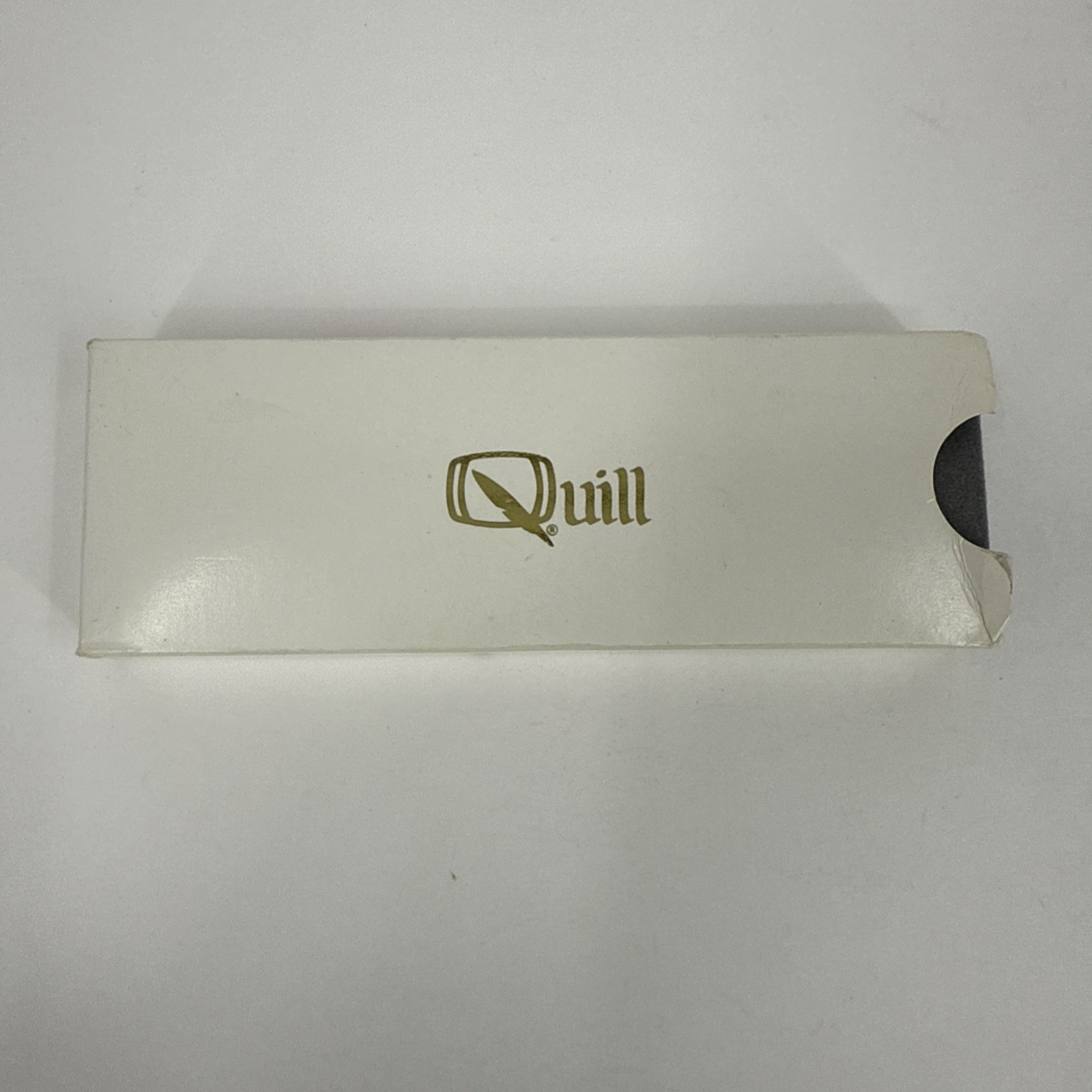 QUILL Brand Gold Tone Pen & Mechanical Pencil Set W/ Case & Slip