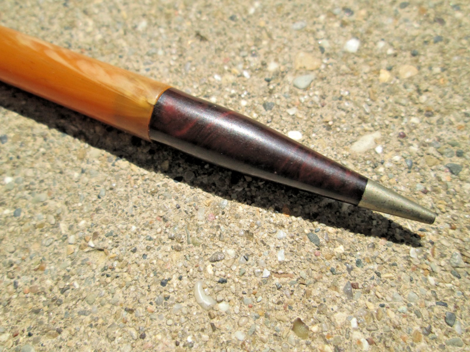 Redipoint Two-Tone Celluloid Mechanical Pencil Vintage As-Is