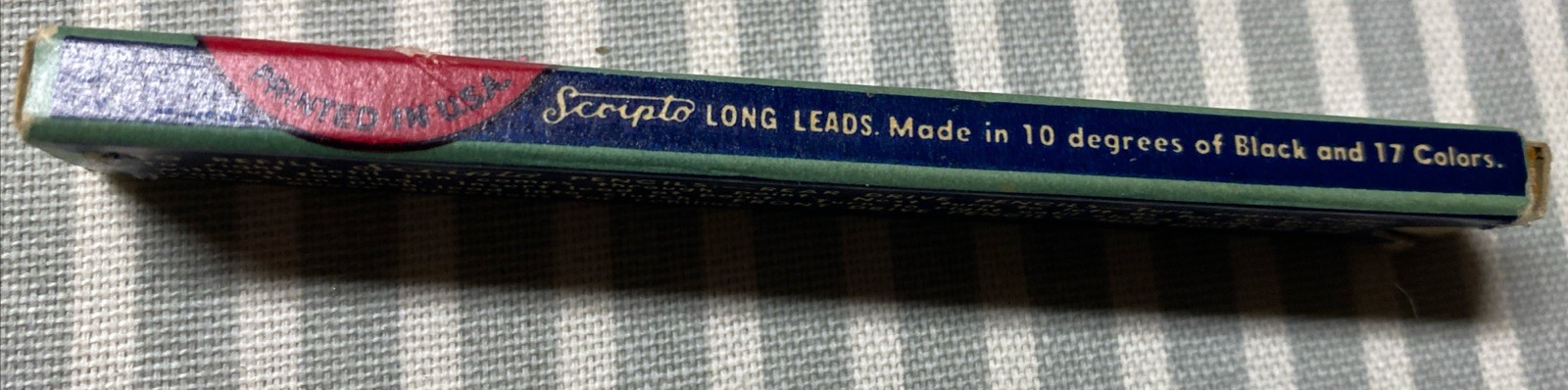 Vintage Scripto Smooth Writing Leads w/ Wood Insert Lead Holder