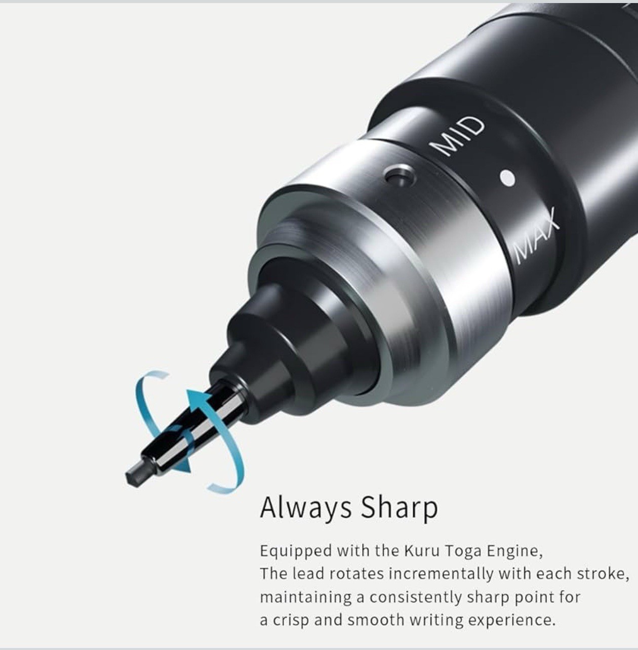 Kuru Toga Dive 0.5mm Mechanical Pencil M5-5000 “Abyss Blue” Uni Mitsubishi