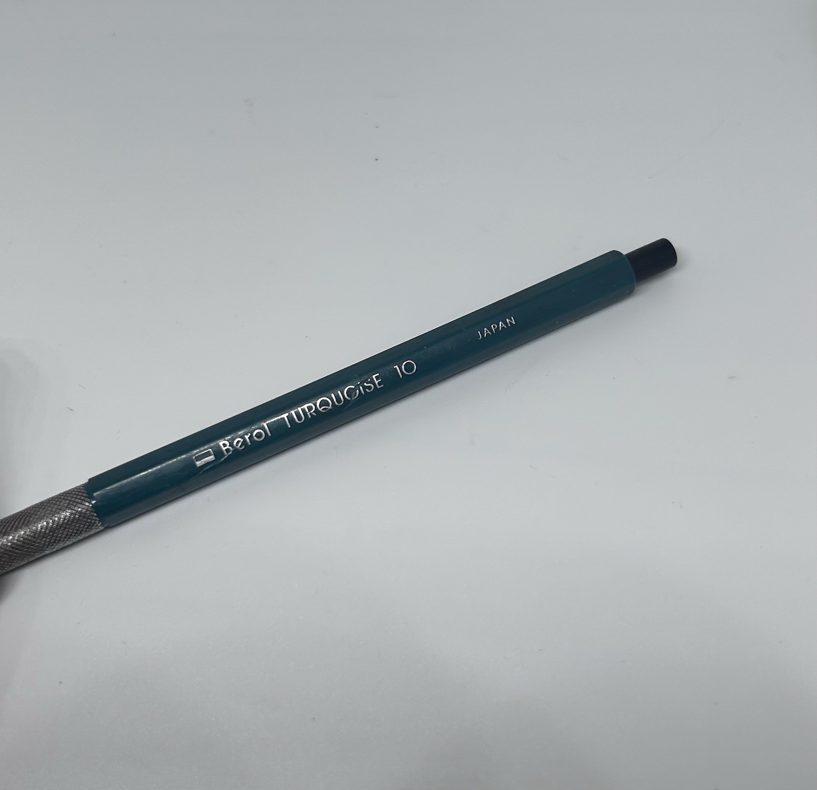 Vintage Berol Turquoise 10 Lead Holder – 2mm Drafting Pencil Made In Japan VGC