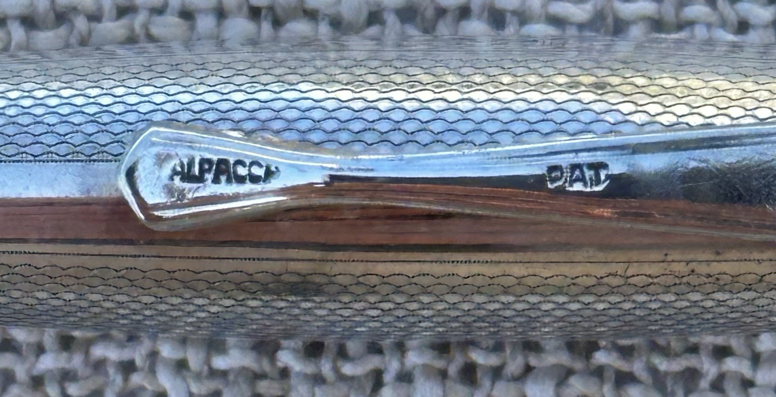 Vintage Montblanc 4-Color Multi-Function Pencil, 1950s-60s, Round Barleycorn