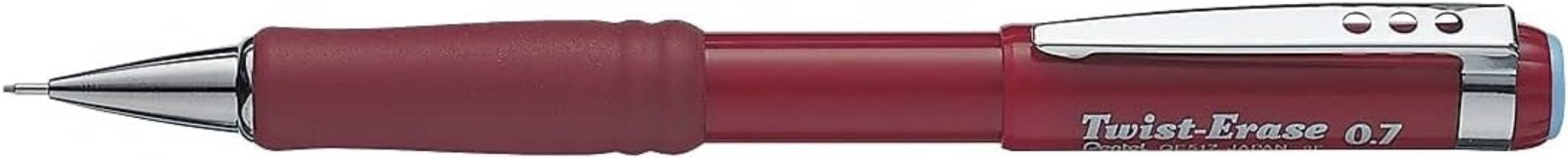 Twist-Erase III Mechanical Pencil, 0.7mm, Assorted Barrel Colors with 2 Erase…