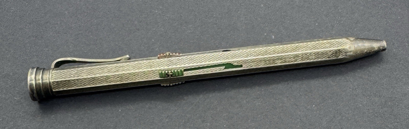 Rare German Art Deco Guliioché 4-Color Mechanical Pencil – Fend / Norma Type