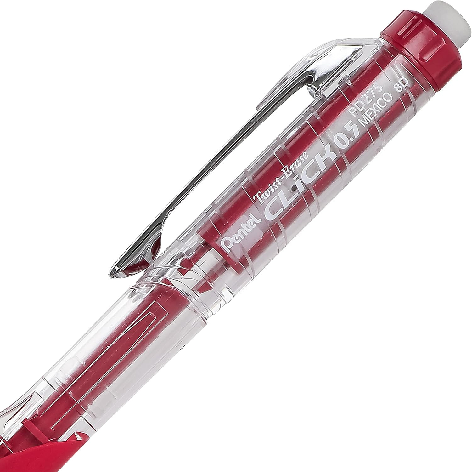 Twist Erase Mechanical Pencil 0.5mm, Click Advance, Pack of 2