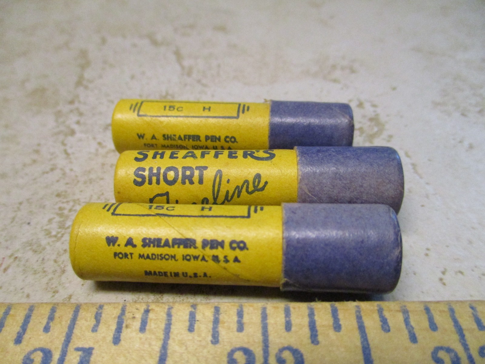 VTG Lot Sheaffers Super Smooth FIne line Leads 15c HB Lof of 3 H 15C L21