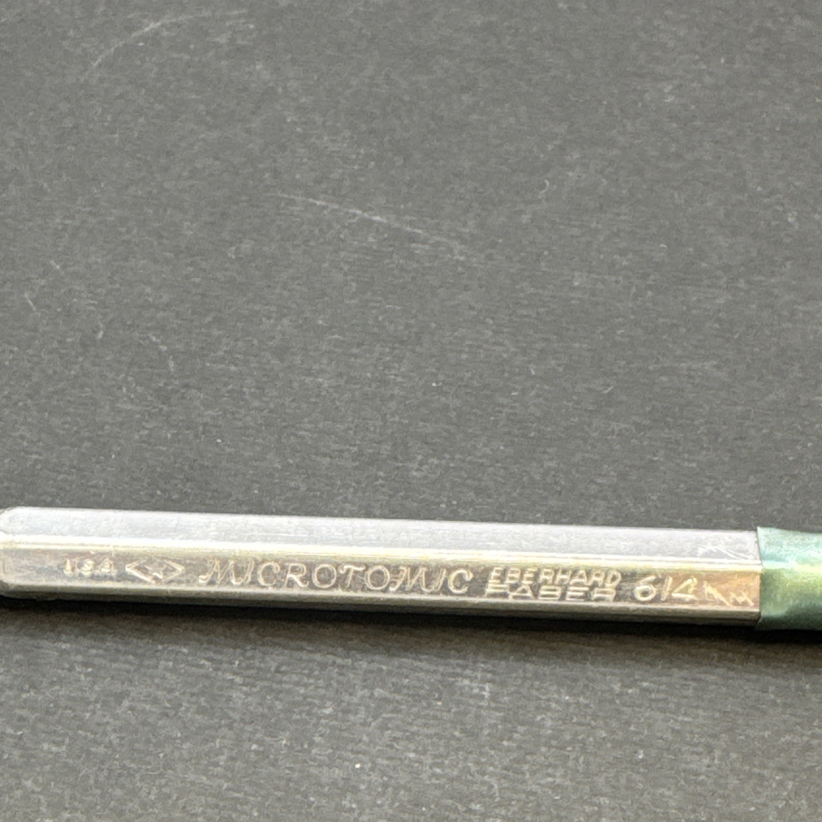 Vintage Eberhard Faber Microtomic 614 Mechanical Pencil Aluminum USA Rare 70’s