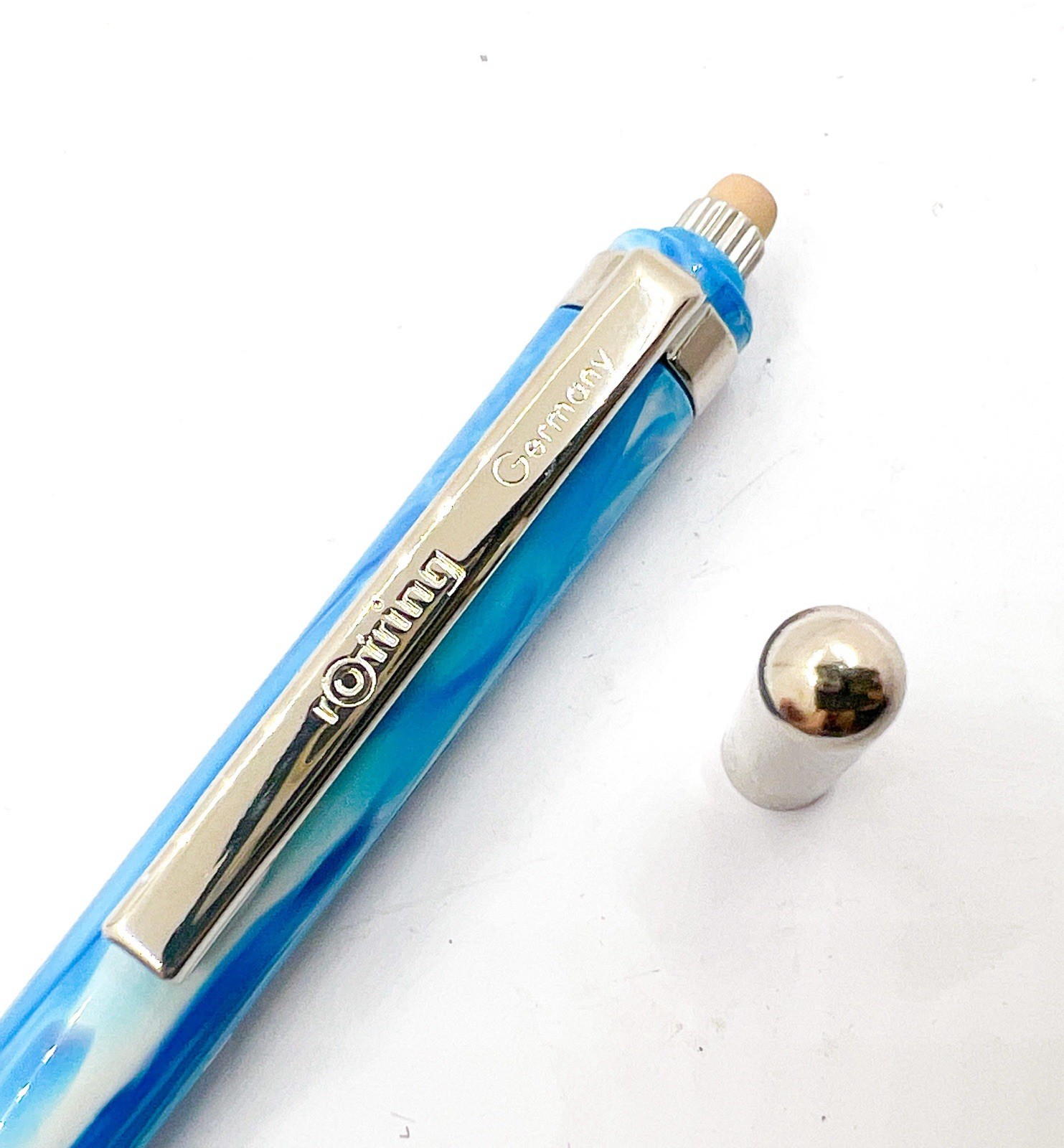 NOS rotring tikky special Mechanical Pencil marble Blue 0.7mm 0.7 Functional