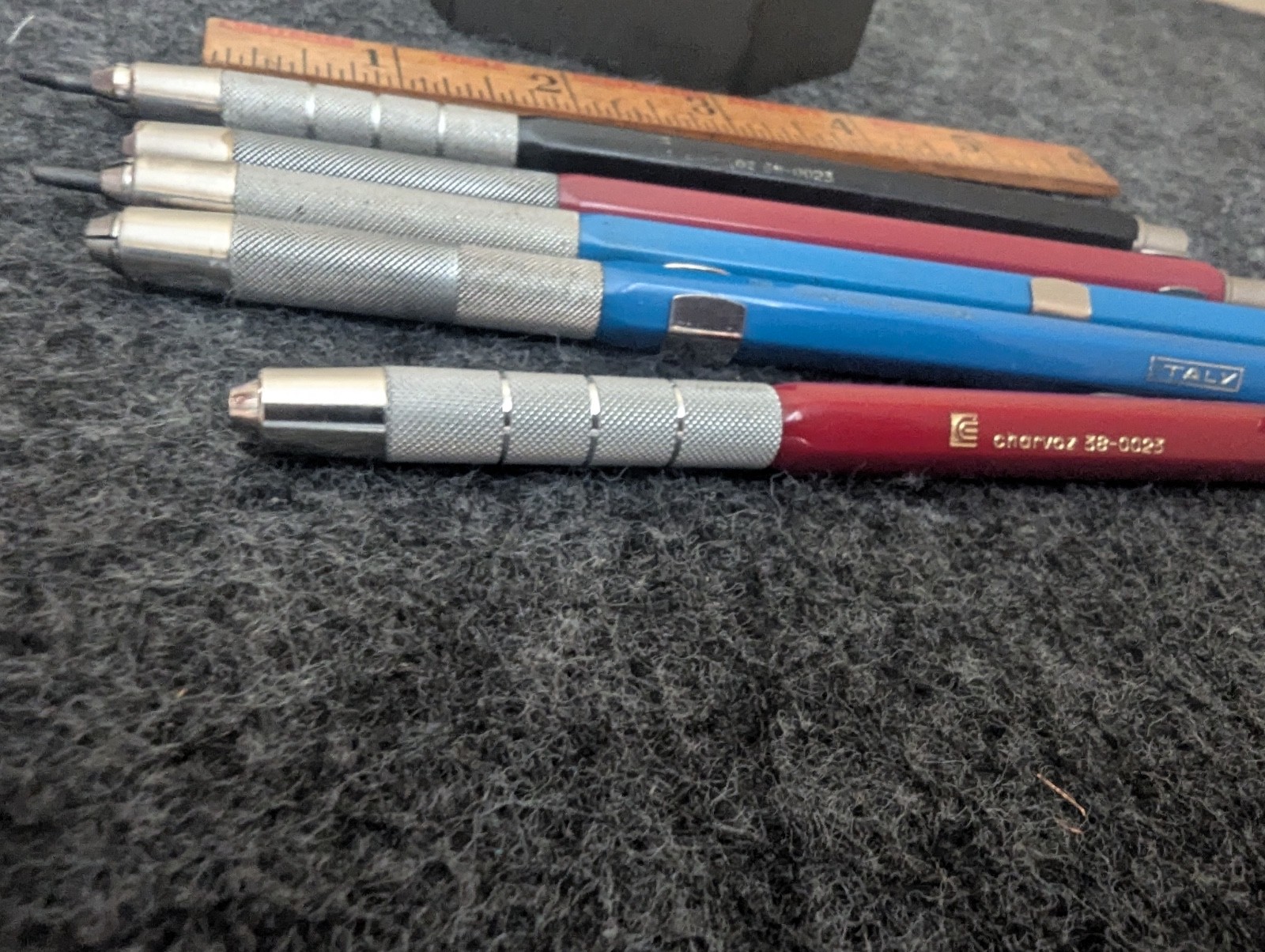 Lot of 5 Charvoz 38-0023 + 38-022 Drafting Lead Holders Italy JM