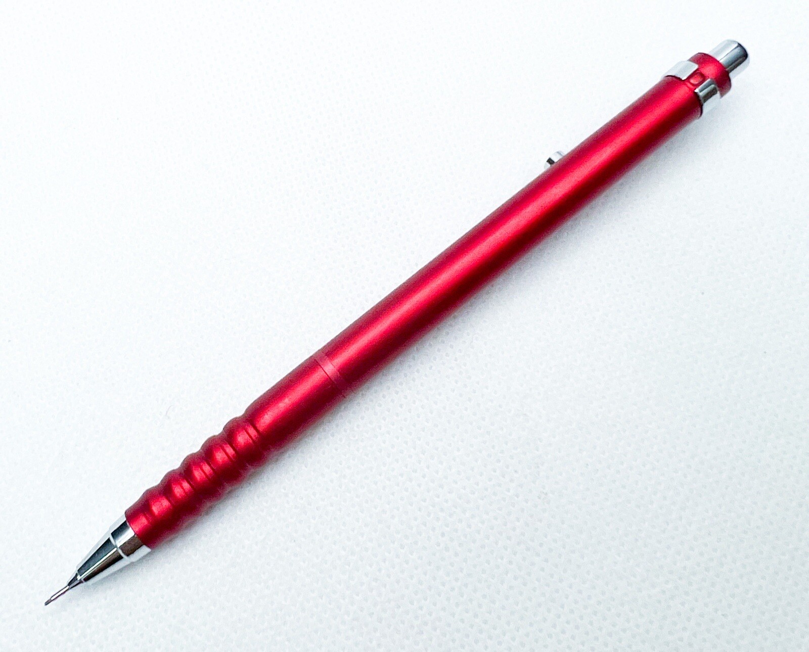 NOS Rotring 502 180 Red Tikky Metallic Metal Double Push mechanical pencil Box
