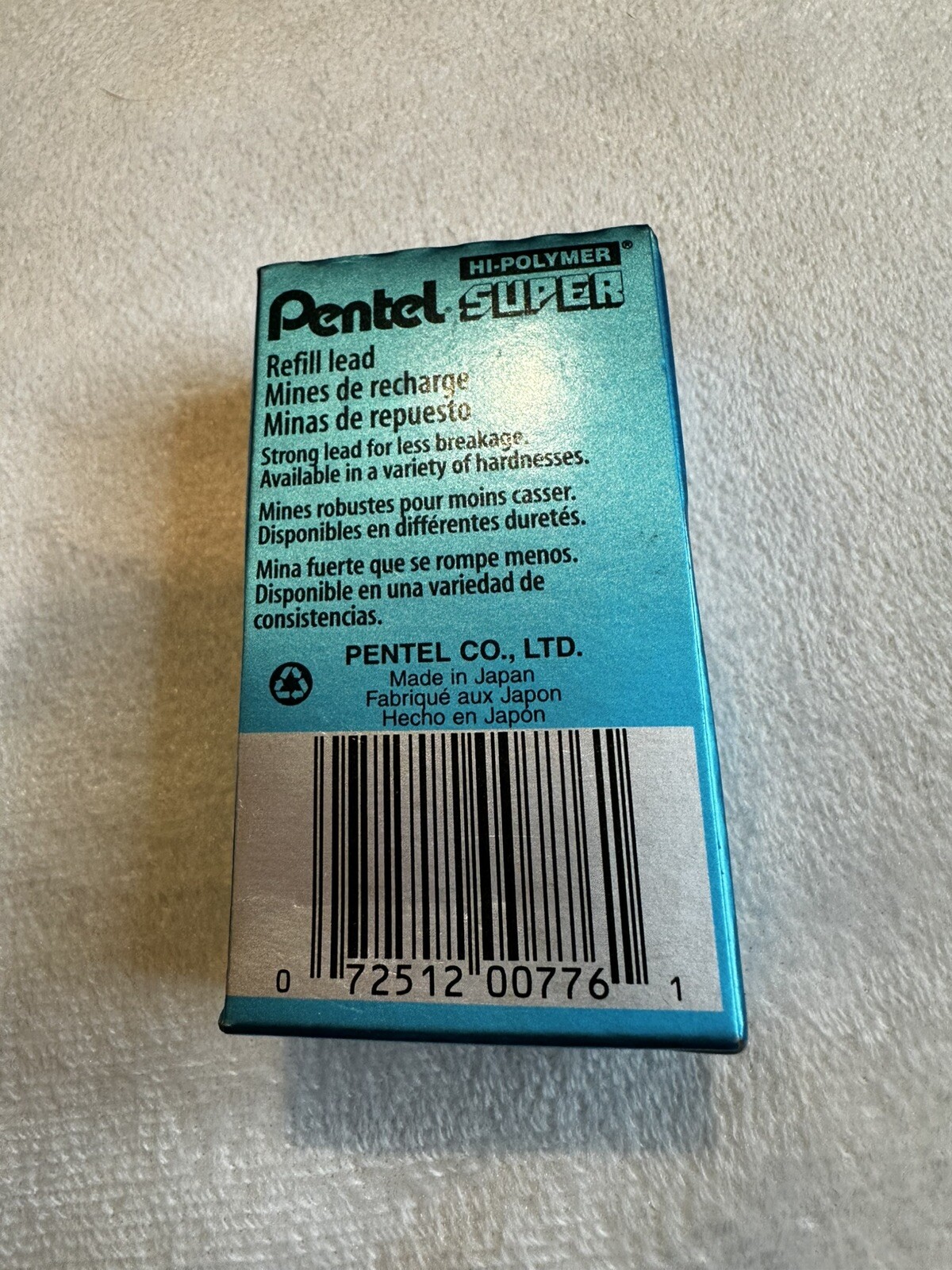 PENTEL 0.7 MM HB REFILL LEADS 11 TUBES WITH 12 LEADS IN THE TUBE