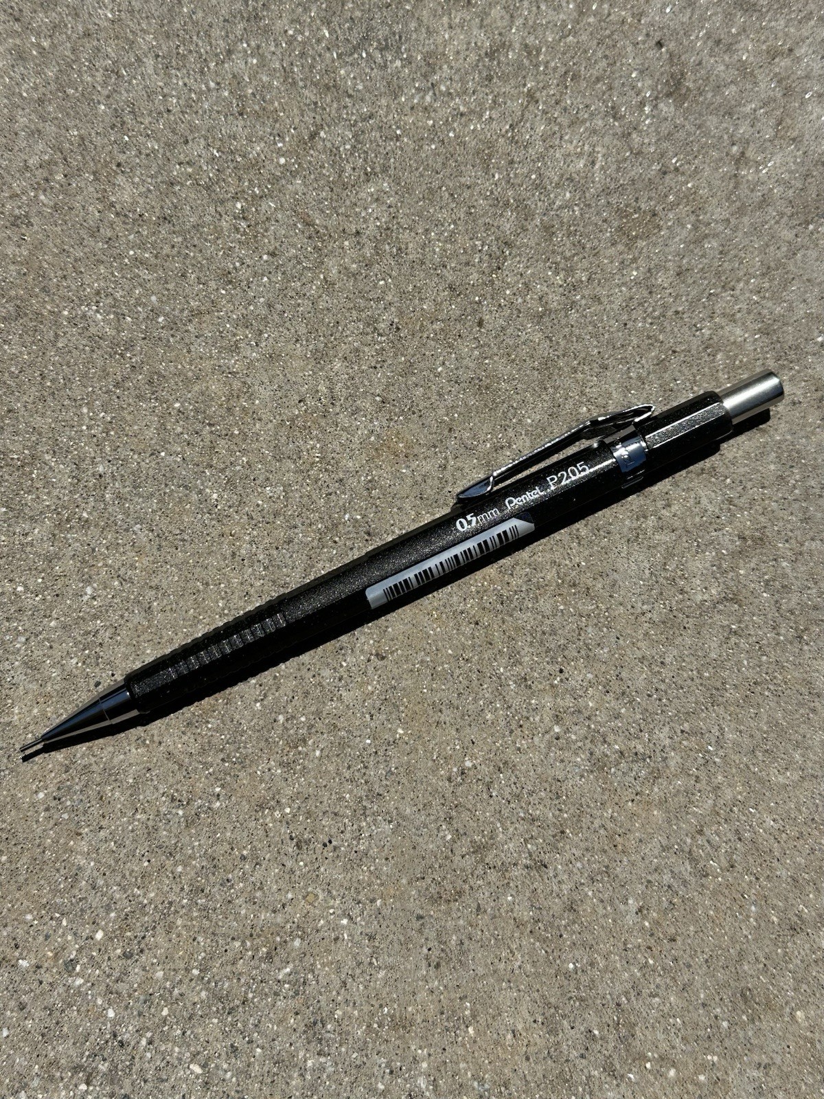 Pentel Sharp Automatic Drafting Pencil 0.5mm Metallic Series Graphite P205MNX