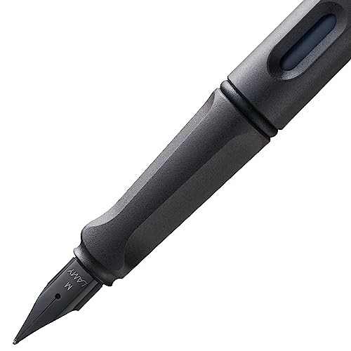 LAMY Safari Black Fountain Pen F with Steel Nib L17-F (Officially Imported) NEW