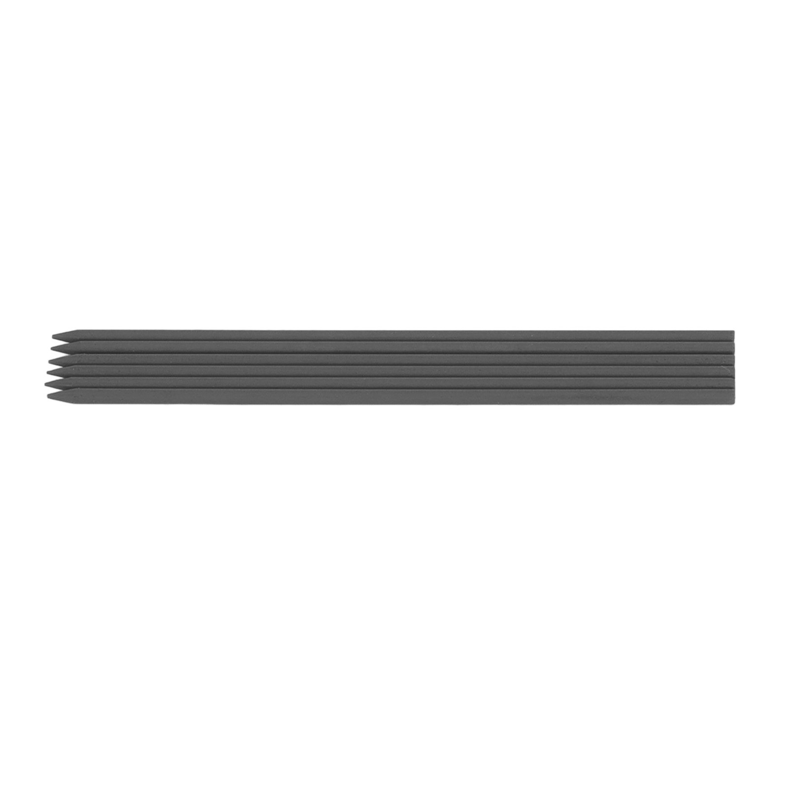 Black Graphite 6Pcs Carpenter Pencil Refill 2.8mm HB Marking Scribing Tool