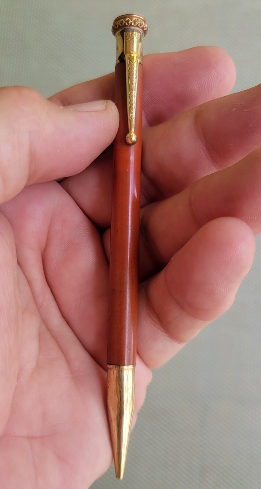 Vintage Early Morrisons Mechanical Pencil Gold Filled