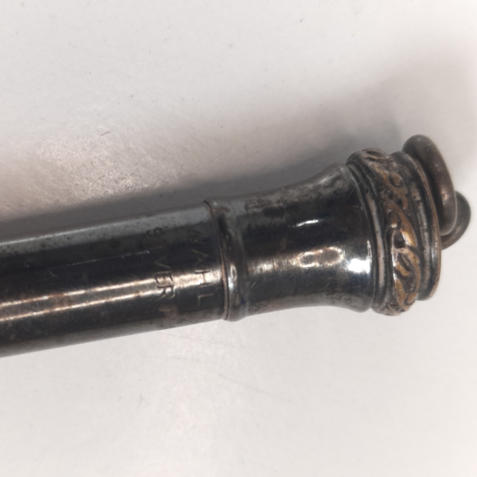 Vintage Wahl Eversharp ring top miniature mechanical pencil pendant Silver Plate
