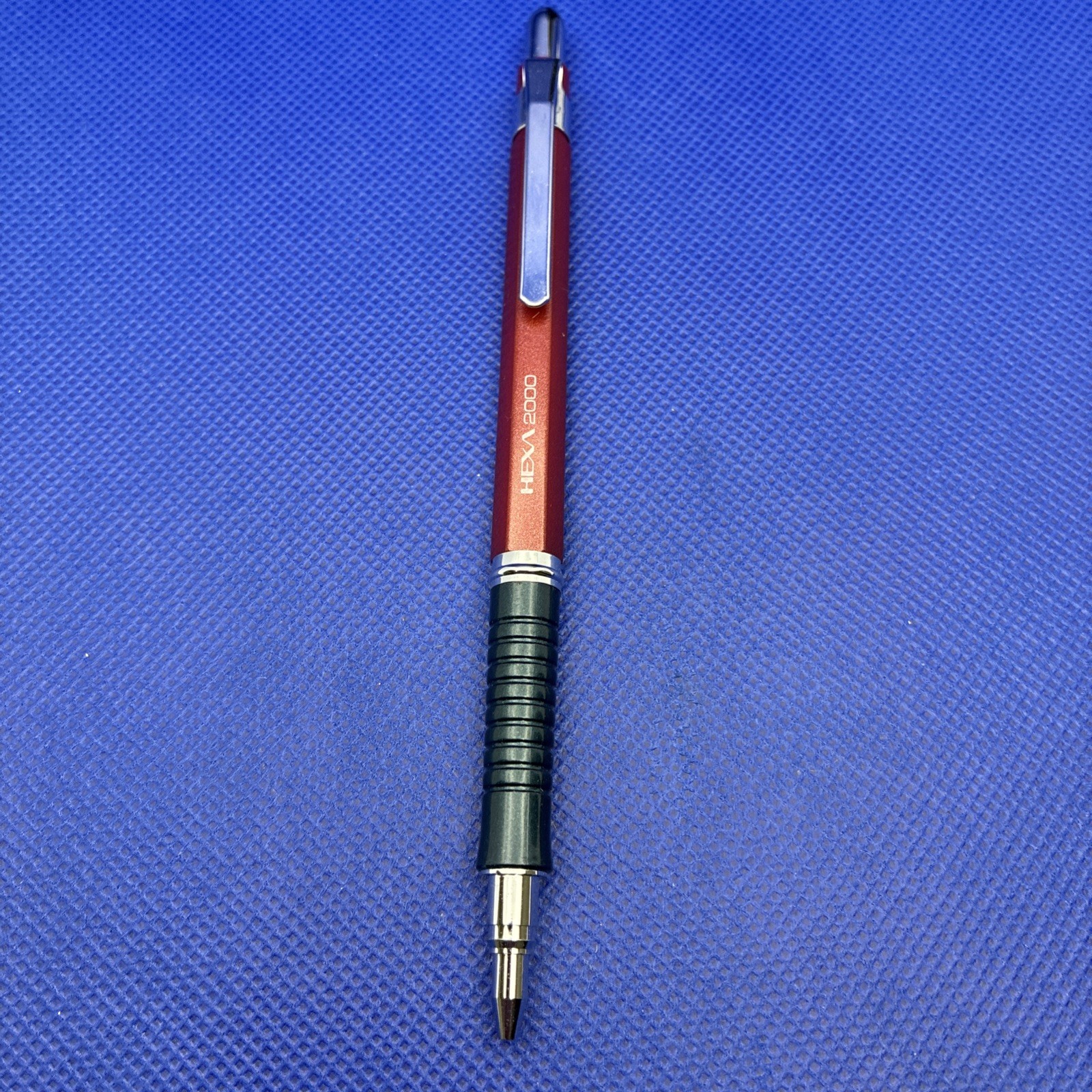 Vintage Retro Hexa 2000 mechanical pencil Red Green Korea Plastic MICRO