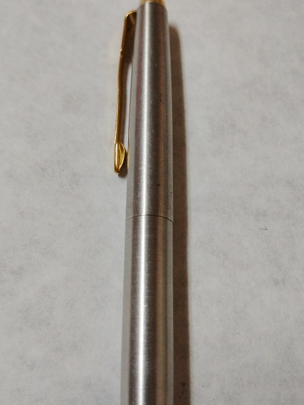 Vintage Parker Mechanical Pencil Silver Chrome & Gold Arrow Clip Works #M4