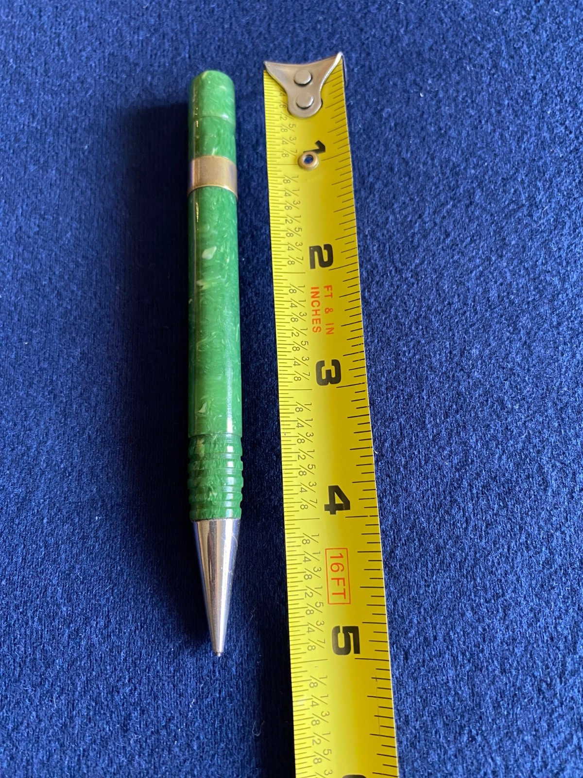 WESTERN PENCIL CO Los Angeles Jade Green Celluloid Mechanical Pencil 1920’s/30’s