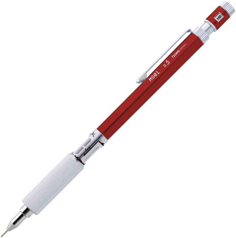 OHTO MS01 Mechanical Pencil, High-Functionality All-Metal Aluminum and Brass Bod