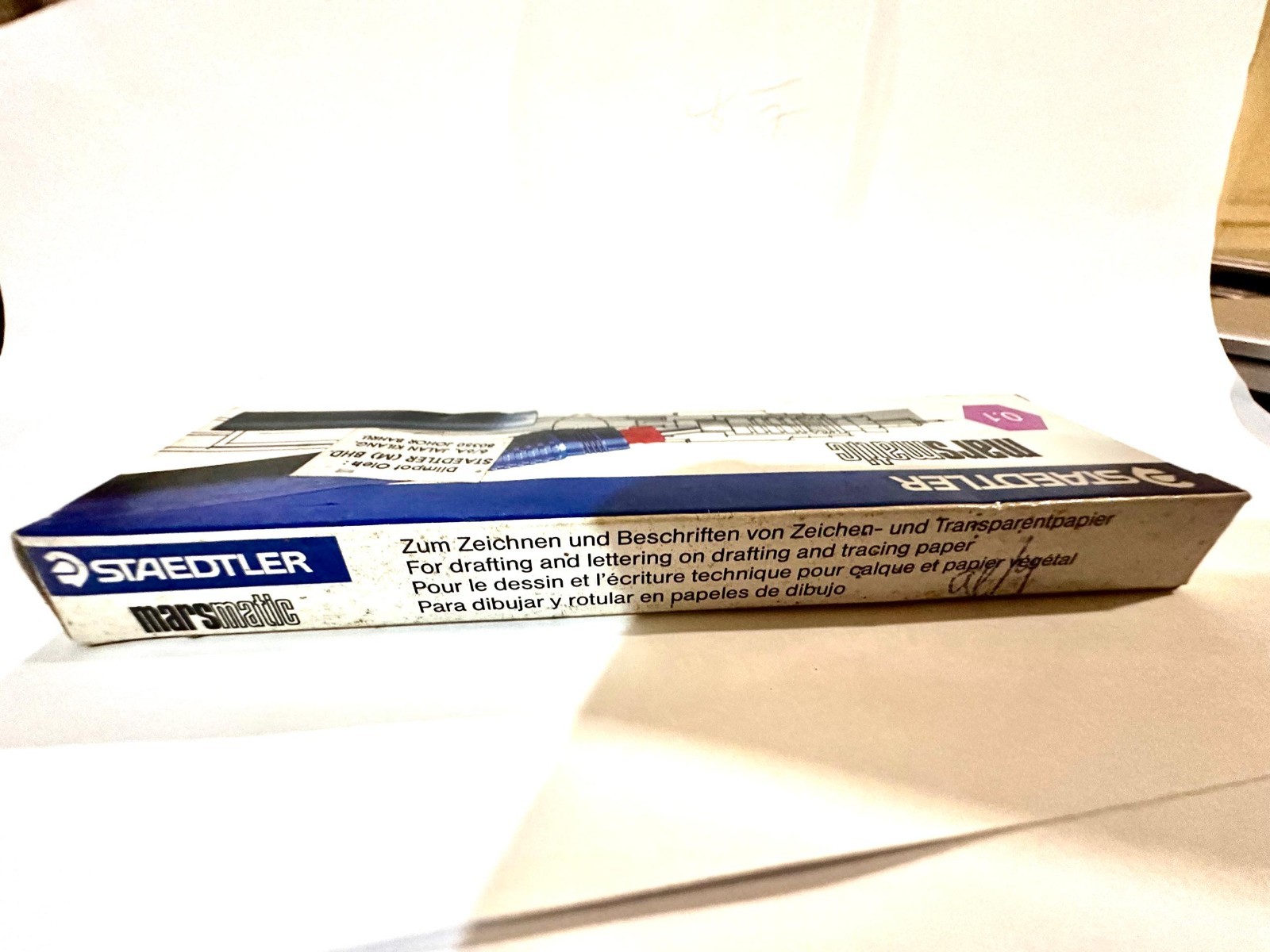 STAEDTLER Marsmatic 700 Technical Pen 0.1mm Vintage Germany w/ Box FREE SHIPPING