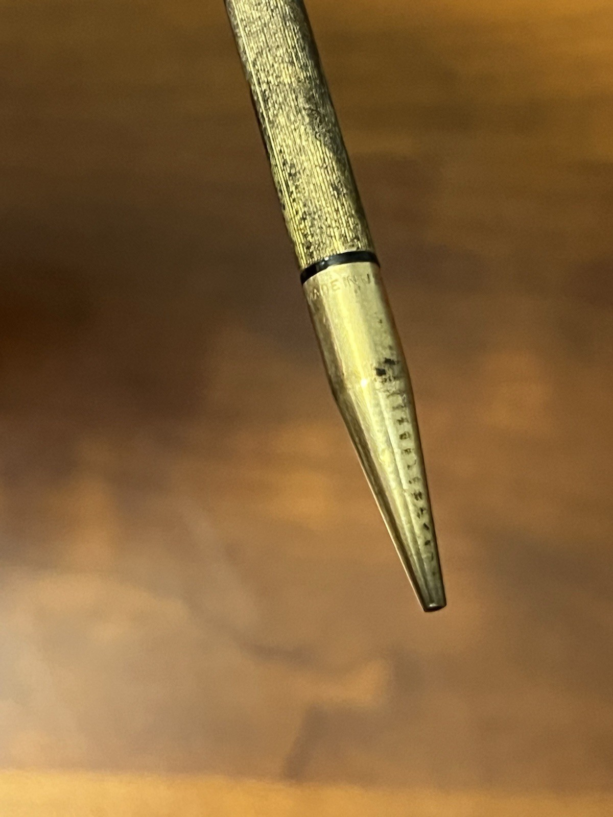 Vintage AXT Cross Mechanical Pencil 10KT Gold Plated Made In USA VTG