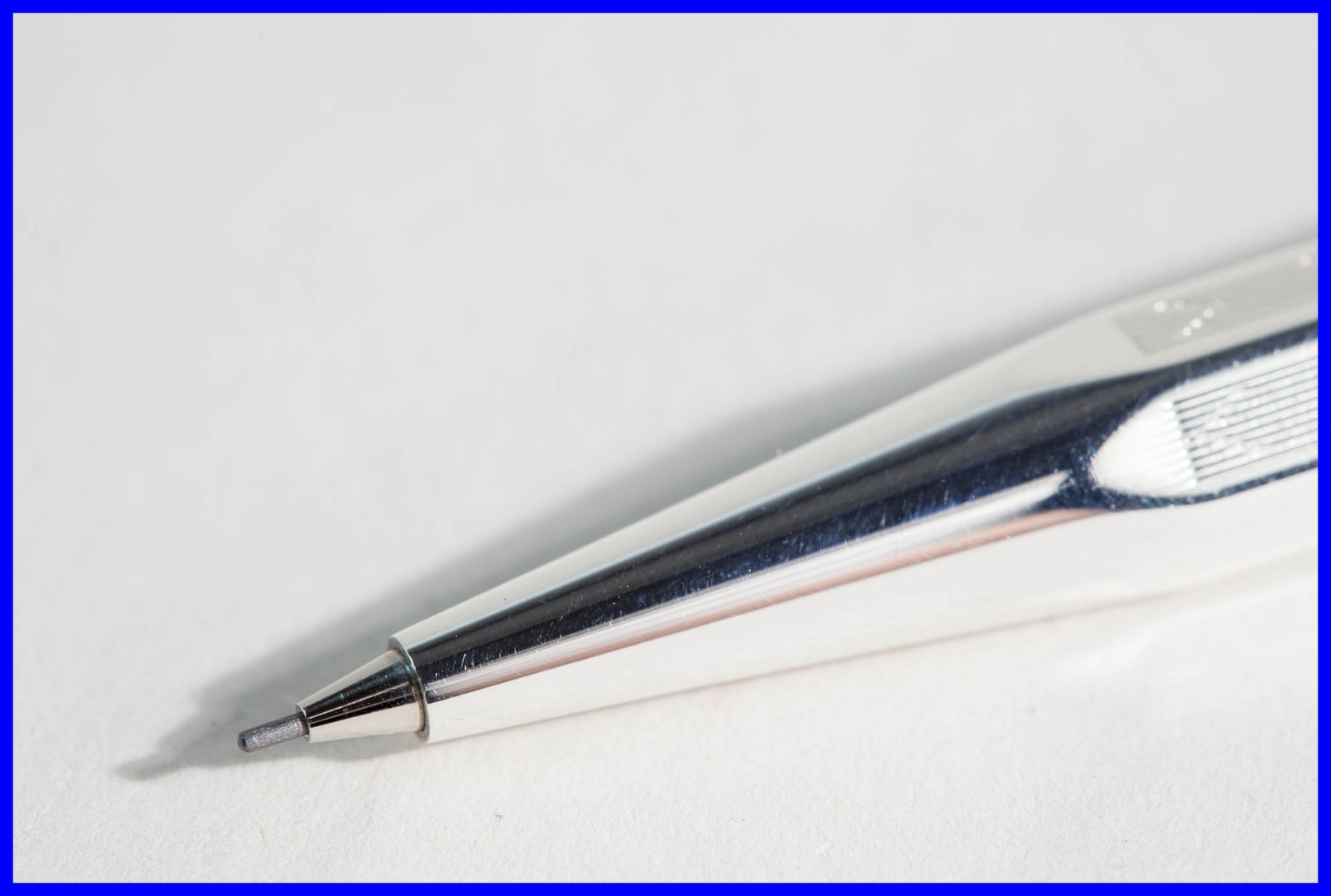 Ecridor in Silver Noble & Perfect Caran d’Ache 0.7 mm Lead Push Pencil