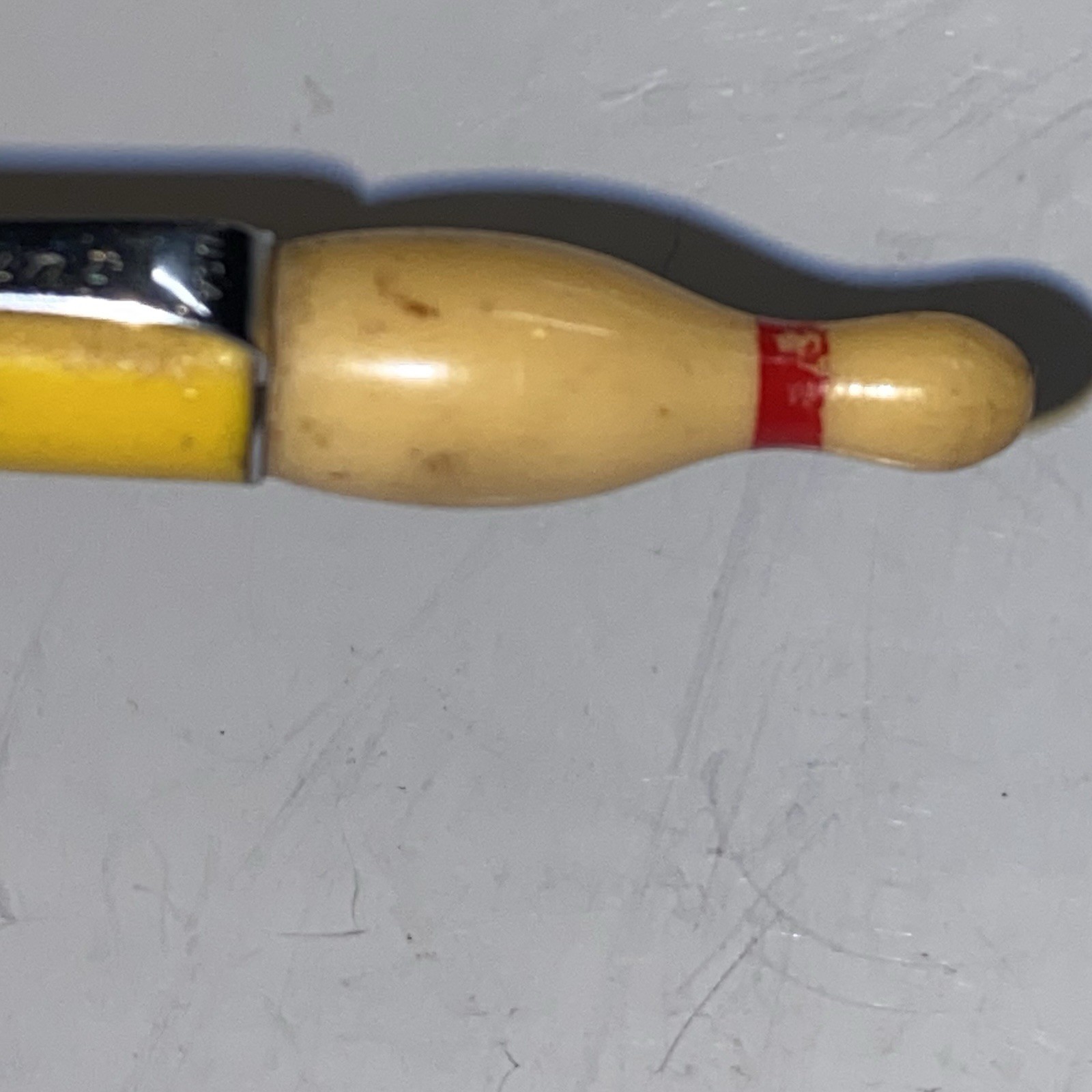 VTG Mechanical Pencil With Bowling Pin Top Ritepoint Sunset Lanes Pekin Illinois