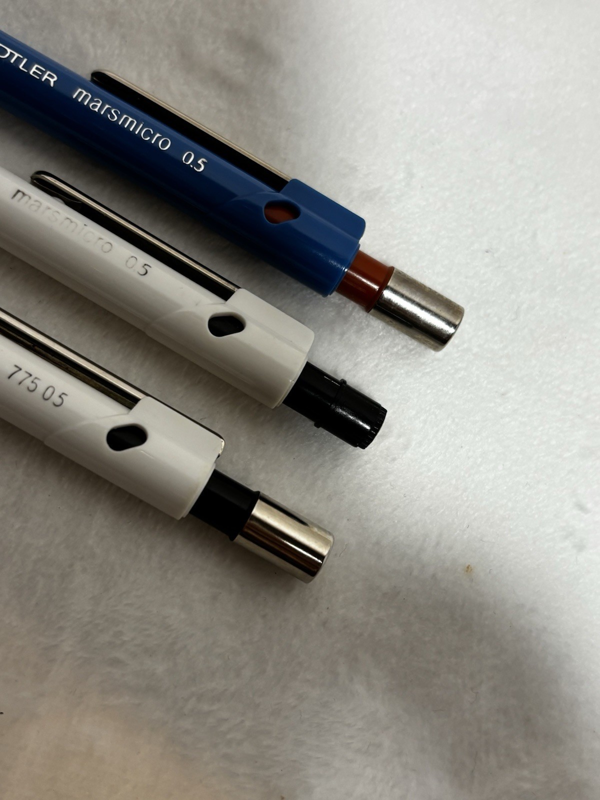 Lot of 3 Vintage Staedtler Mars Micro 775 Mechanical Pencils 0.5mm – Germany