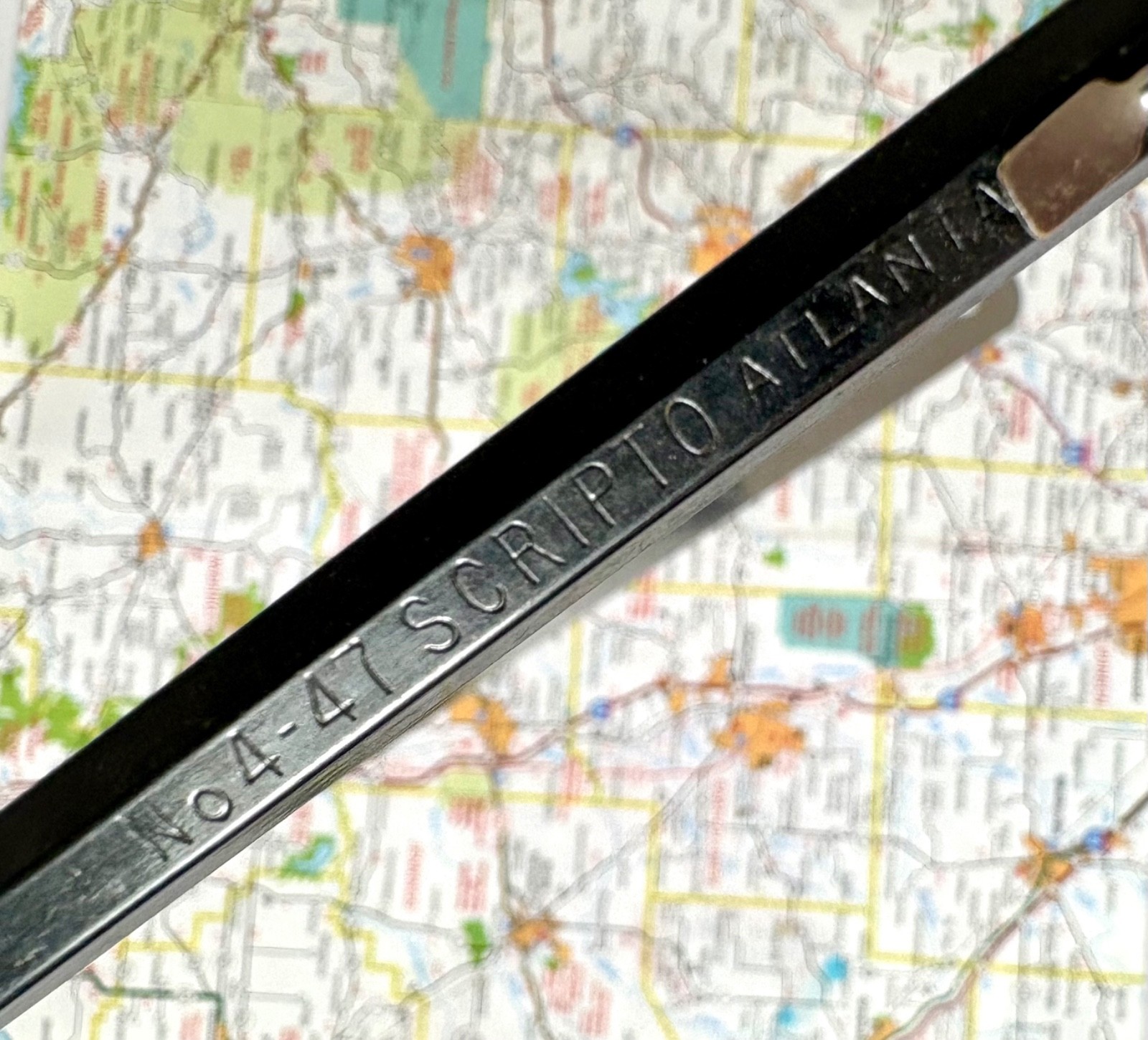 Vintage Scripto No. 4-47 Aluminum Mechanical Pencil Black – Made in Atlanta USA