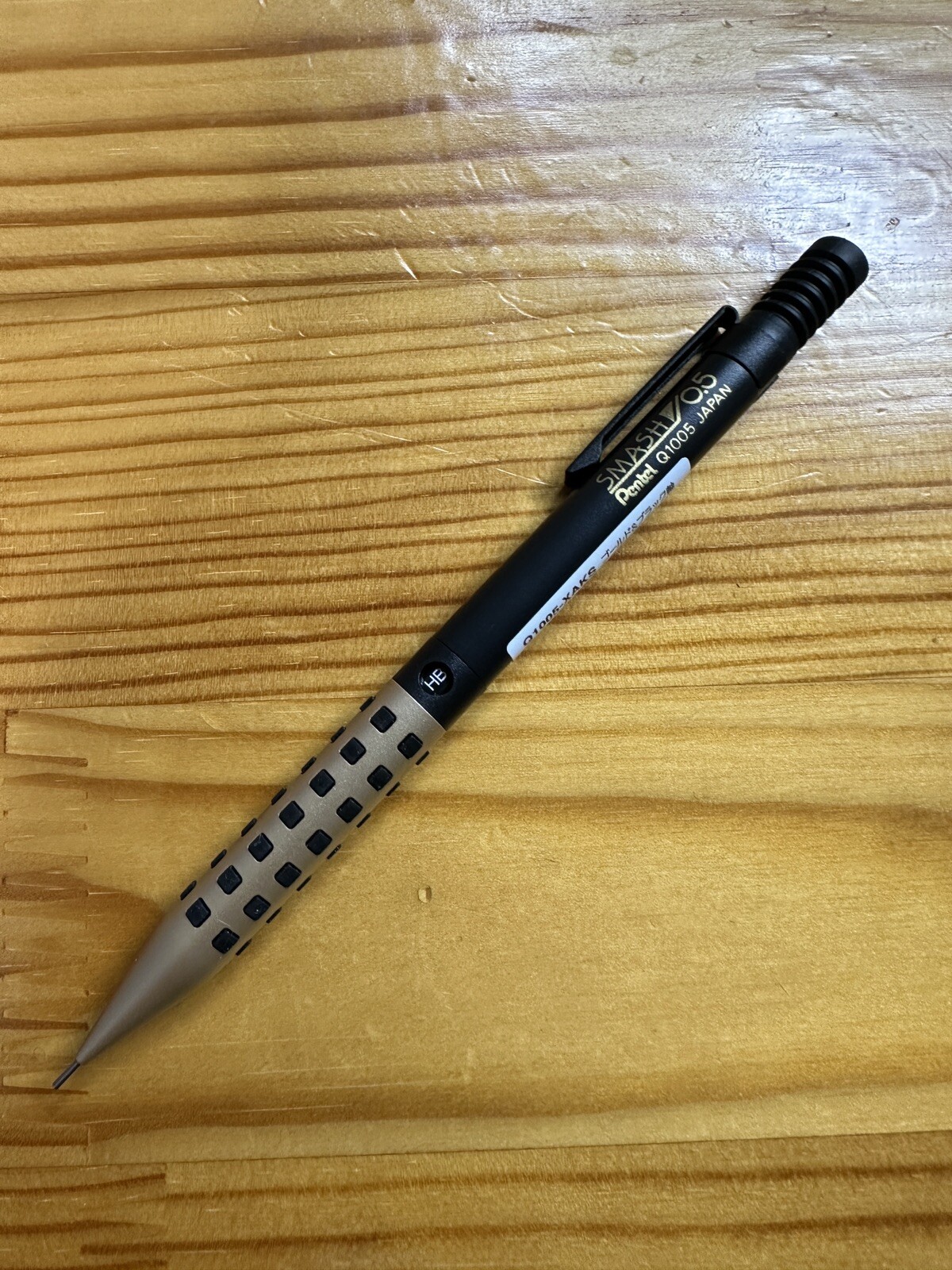 Pentel Smash Mechanical Pencil 0.5mm Gold Black Q1005-XAKS Limited Colors Rare